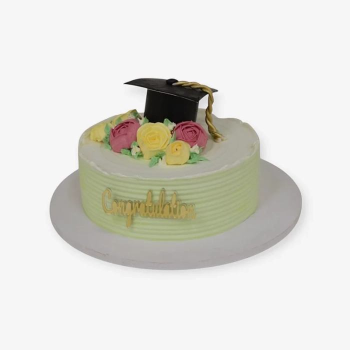 Chocolate Vanilla Graduation Cake 1 kg