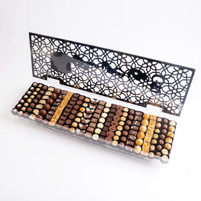 Acrylic Hajj Box Large Size Fresh Chocolate