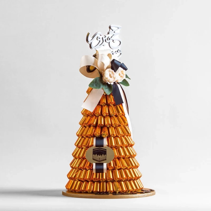 Hajj Pyramid Stand Chocolate with Cornflakes